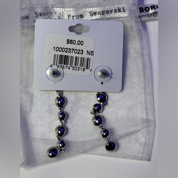 NWT. Borun American Jewelry Earring with Swarovski crystals. - Picture 7 of 8